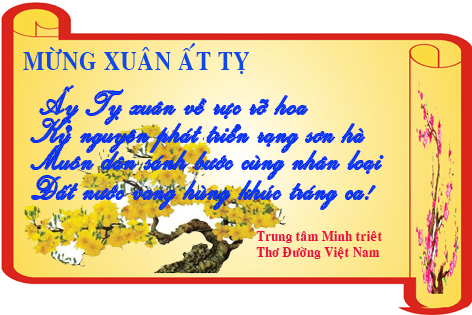 CHÚC XUÂN ẤT TỴ TRUNG TÂM 